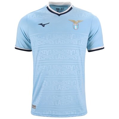 Camisa Mizuno SS Lazio Home Jersey 24/25 Mujer Azules Claro - Chile M578IQBHSX